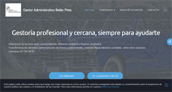 Desktop Screenshot of gestoria-belen-madrid.com