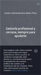 Mobile Screenshot of gestoria-belen-madrid.com